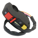 Motorcycle 7/8" Handlebar Horn Turn Signal Light Indicator ON / OFF Switch
