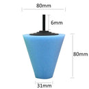 3Pcs Cone Shaped Sponge Foam Pad Polishing Wax Polishing Pad Tool For Car C C8Y4