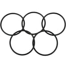 5 pieces 100 mm outer diameter 5 mm thick rubber seal oil-filtered O-rings Z9D3