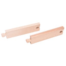 Wooden Train Straight Track Railway Accessorie Compatible All Major Brandsd-ME