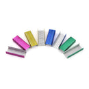 1Pack 12mm Creative Colorful Stainless Steel Staples Office Binding SuppliesWM