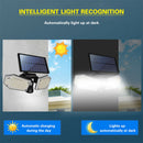 78 LED Dual Security Detector Solar Spot Light Motion Sensor Outdoor Floodlight