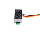 3-Wire mini DC 0-100V voltmeter LED panel 3-digital display voltage meter BX