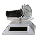 Solar Showcase 360 Turntable Rotating Jewelry Watch Ring Display Stand 037 A
