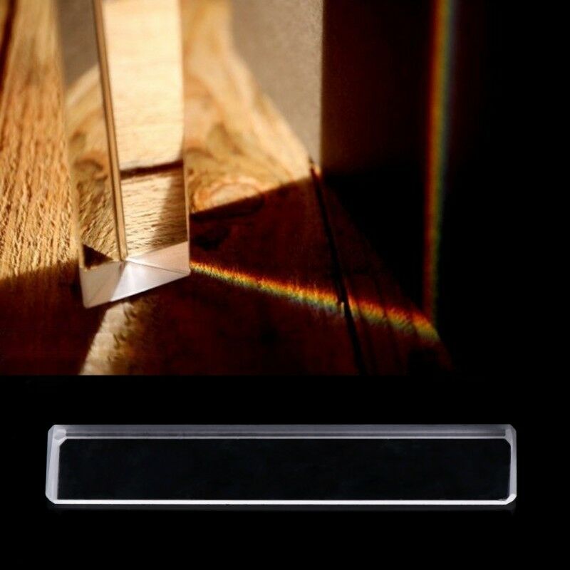 Optical K9 Right Angle Reflecting Triangular Prism For Teaching Light Spectrum