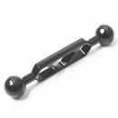 Aluminum Alloy Scuba Diving Light Torch Dual Ball Joint Arm And 2 Butterfly