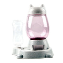 Pet Dog Automatic Dispenser Pet Bowls For Large Dogs Puppy Kitten Gray