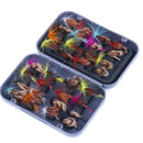 32pcs Fishing Lure Butter fly Insects Salmon Flies Trout Fish New Dry Fly L G3F1