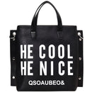 Korean Version Of the Wild Fashion Handbags Port Wind Broadband Shoulder Me