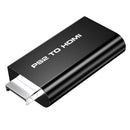 For PS2 to HDMI Video Converter Adapter with 3.5mm Audio Output for HDTV PC