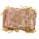 100Pc 7x9cm Rose Organza Drawstring Gift Jewelry Bags Pouches Wedding Xmas