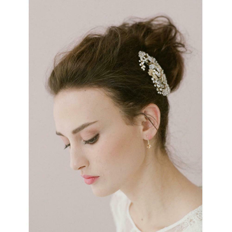 The Bride Of Beautiful Flowers Rhinestone Headwear Apparel Accessories