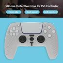 Silicone Controller Protective Case for Sony PS5 Anti-Slip Cover (Clear) A