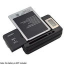 Universal Battery Charger LCD Indicator Screen Cell Phone USB-Port Charger