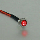 10x Car Boat 12V 8mm LED Indicator Light Bulbs Dash Dashboard Panel Warning Lamp
