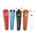 1PCS Black Leather Hair Scissor Pouch Single Piece Scissor Holder Bag in Co I5J7