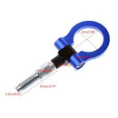 Car Aluminum Front Rear Screw On Tow Hook Towing Racing Trailer Ring For Car BMW