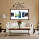 Landscape 5D DIY Full Drill Diamond Painting 5-pictures Combination Kit Set