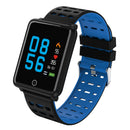 Electronic Sports Bluetooth Smart Watch Alarm Clock 180mAh Men Women Blue