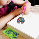 5pcs DIY Full Drill Special Shaped Diamond Painting Elephant Keychain Gift