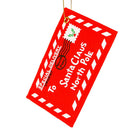 2pcs/Lot Christmas Santa Letter Envelope Greeting Cards Candy Bag Xmas Ornament