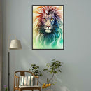 5D DIY Full Drill Diamond Painting Colorful Lion Cross Stitch Embroidery