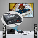 192kHz Digital Optical Coaxial Toslink To Analog RCA L/R 3.5mm Audio Convert3C