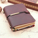 Handmade Traveler's Notebook, Leather Travel Journal Notebook for Men & Wom P2Q8