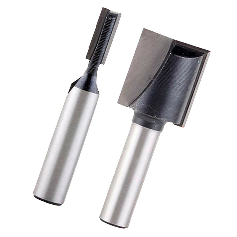 2 Pieces 8mm Cleaning Bottom Engraving Bit Solid Carbide Router Bit Woodworking