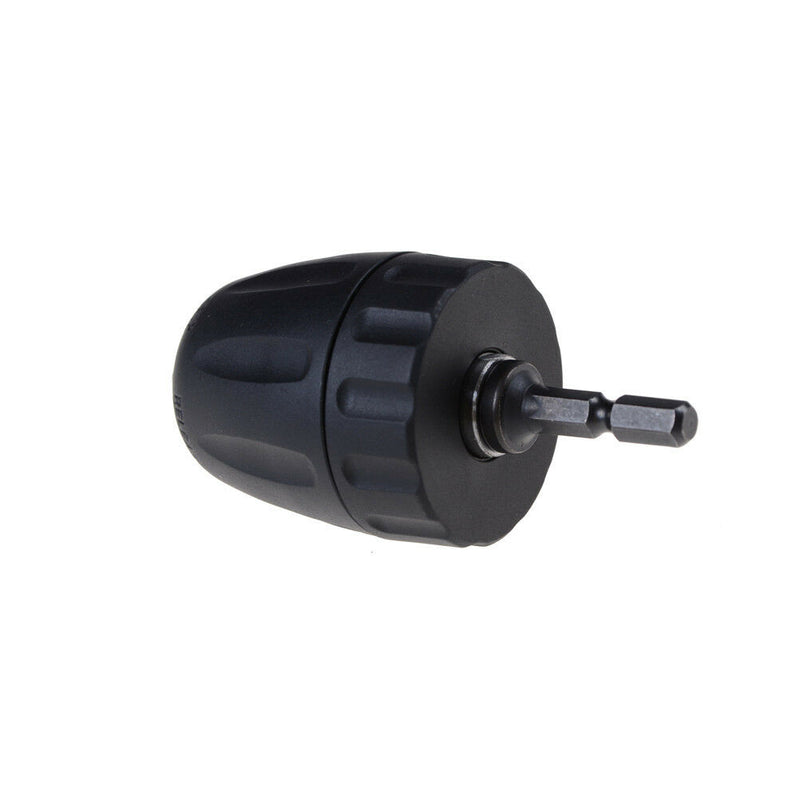 10mm 3/8'' 24UNF Keyless Drill Chuck Converter & 1/4'' Hex Shank Adaptor T a Gw