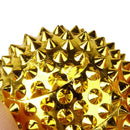 1 pair Small golden imam palm massage beads 32mm D1M2