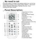 Universal Remote Control Controller For Air Conditioner HW-1028E Universal BX