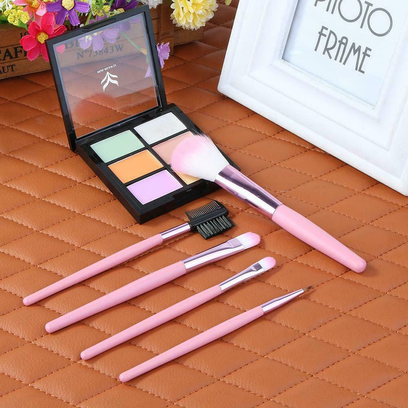 10Pcs New Cosmetic Makeup Brush Brushes Set Powder Eyeshadow Pink A