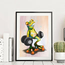 5D DIY Full Drill Diamond Painting Fitness Frog Embroidery Mosaic Craft Kit