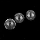 10x Clear Small Glass Ball Bottles Pendant DIY Charms Vials Wish Bottles NEW