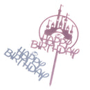 1PC Baking Cake Decor Acrylic Cake Topper Happy Party Birthday Cupcake Topper ME