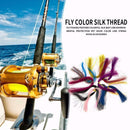 100pcs/lot Hook Bait Making Fly Fishing Tying Wire DIY Tinsel Fly Fish Line