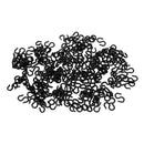 100 Pieces Housing Guide S Buckle Black Bike Cable Clamp