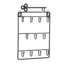 Iron Wall Mounted Hooks 11 Hangers Decorative Key Holder Coat Hat Rack Home