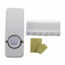 White Automatic Toothpaste Dispenser Family Toothbrush Holder set