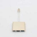 Type C to 4K HDMI USB 3.0 Charging HUB Adapter USB-C 3.1 Converter For Macboo OZ
