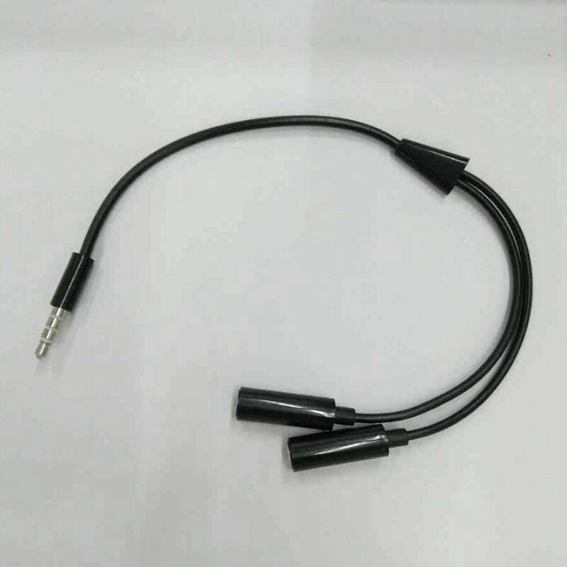 3.5mm Y Splitter Audio Adapter 1 Male Plug to 2 Dual Female Jacks