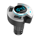 Car Bluetooth 5.0 Transmitter Charger TF Card Audio Kit with Display BT17