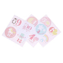 Baby Monthly Photograph Stickers Month 1-12 Milestone Stickers(Pink)