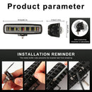 7 inch 18W Spot LED Bright Light Work Bar Driving Fog Offroad Car Lamp For Tr ME