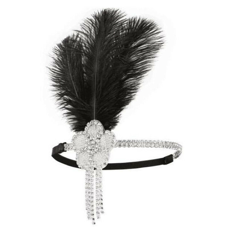 Adults 1920s Flapper Charleston Gatsby Fancy Dress Outfit Costume Kit Set Decor