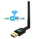 600Mbps USB Wifi Adapter For Desktop Daul Band 2.4GHz/5GHz 433Mbps 802.11 a