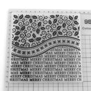 Merry Christmas DIY Scrapbooking Plastic Embossing Template Folder Stencil