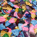 20pcs Colorful Celluloid Thin Guitar Picks 0.46mm / 0.71mm Color Random J2X8