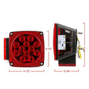 12V Led Submersible Trailer Tail Light Truck Rear Tail Light Warning Lights